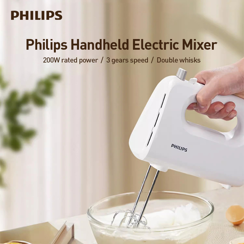 Kitchen Appliances Germany - 필립스 휴대용 전기 계란 비터 3단