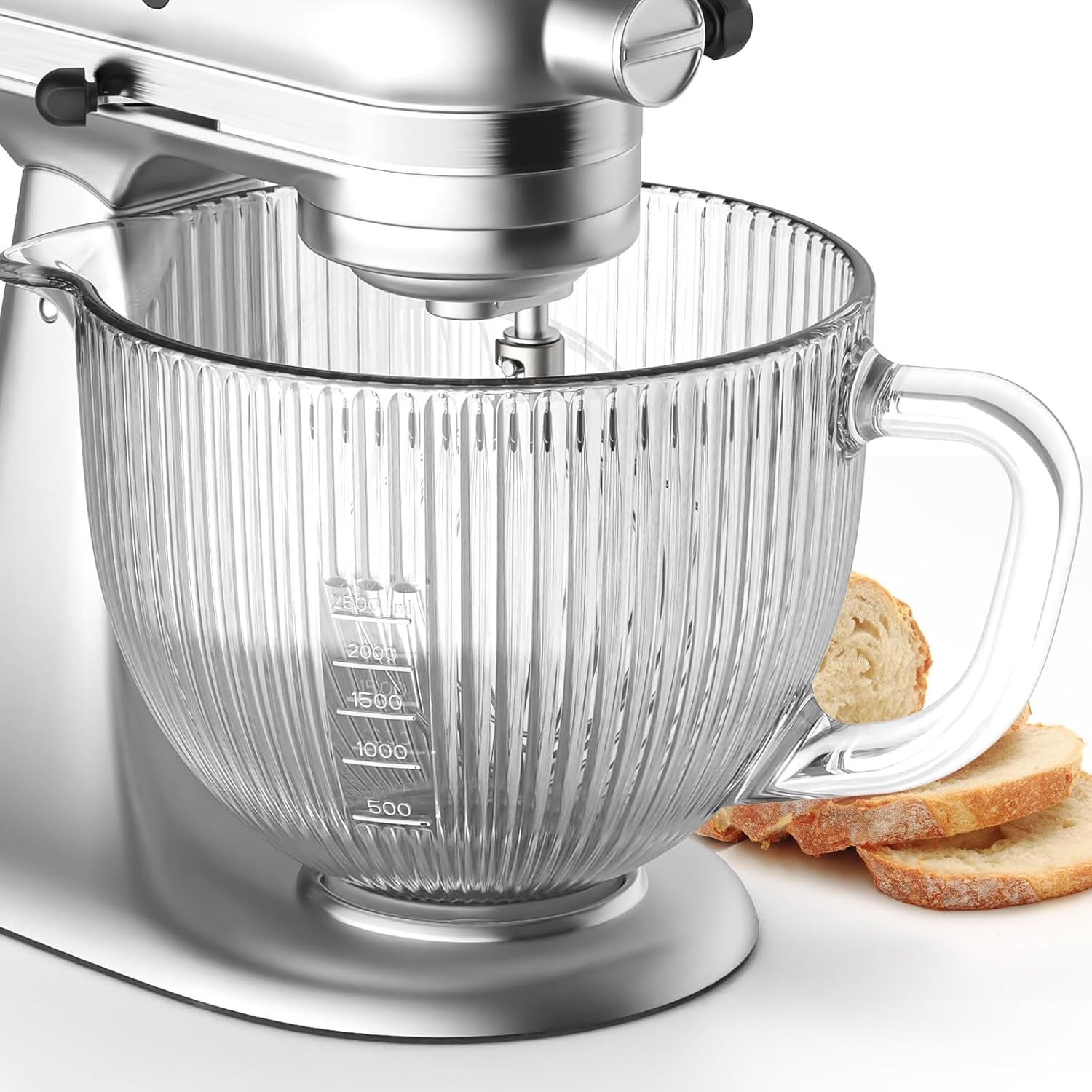 Stand Mixer Bowl - 키친에이드 믹서용 GVODE 유리 그릇, 푸어