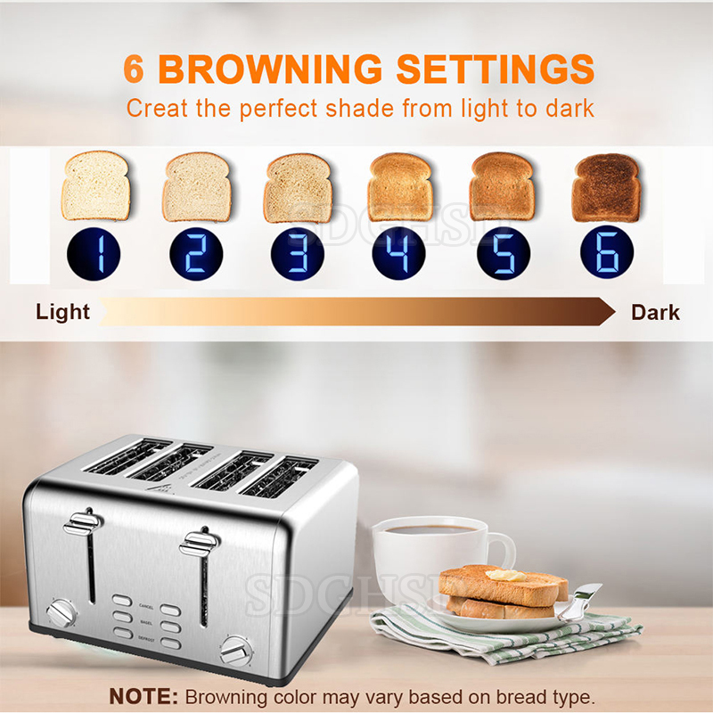 Kitchen Appliances Quality - 새로운 디자인 전기 스테인리스 스틸 토스터