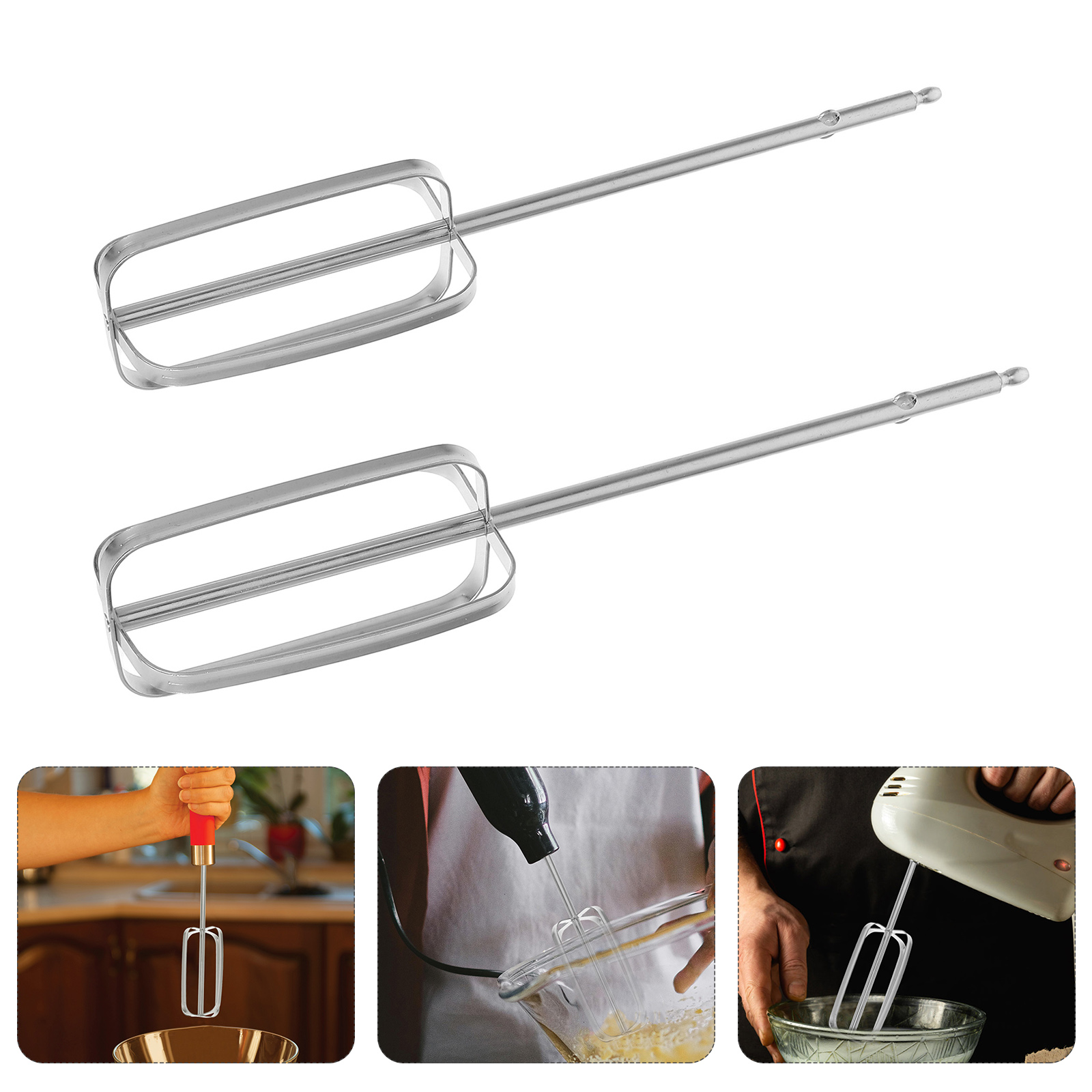 Kitchen Appliances Germany - 2 Pcs 스테인레스 스틸 핸드 믹서