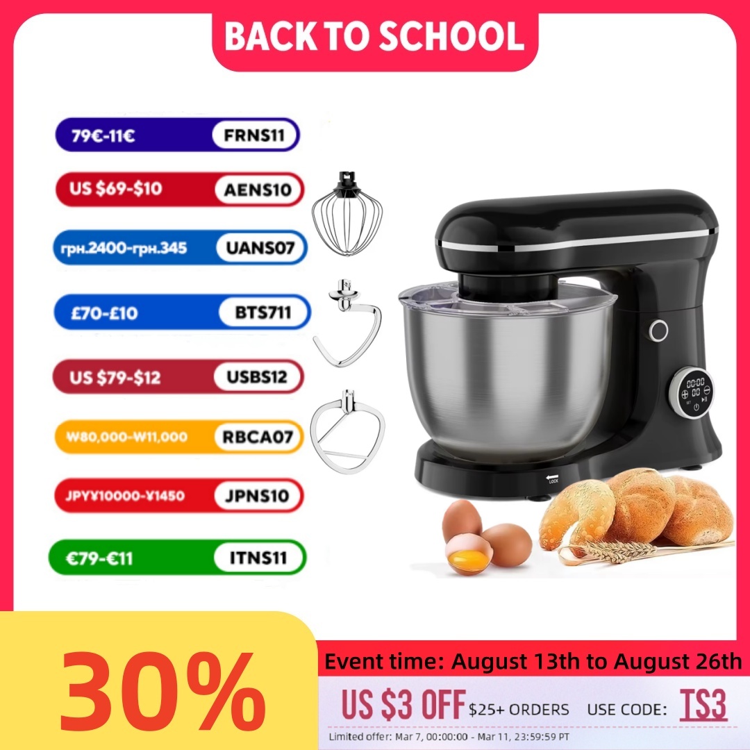 5L 스탠드 믹서, 1500W 전기 반죽기(스테인리스  - Stand Mixer Bowl 리뷰 및 가격