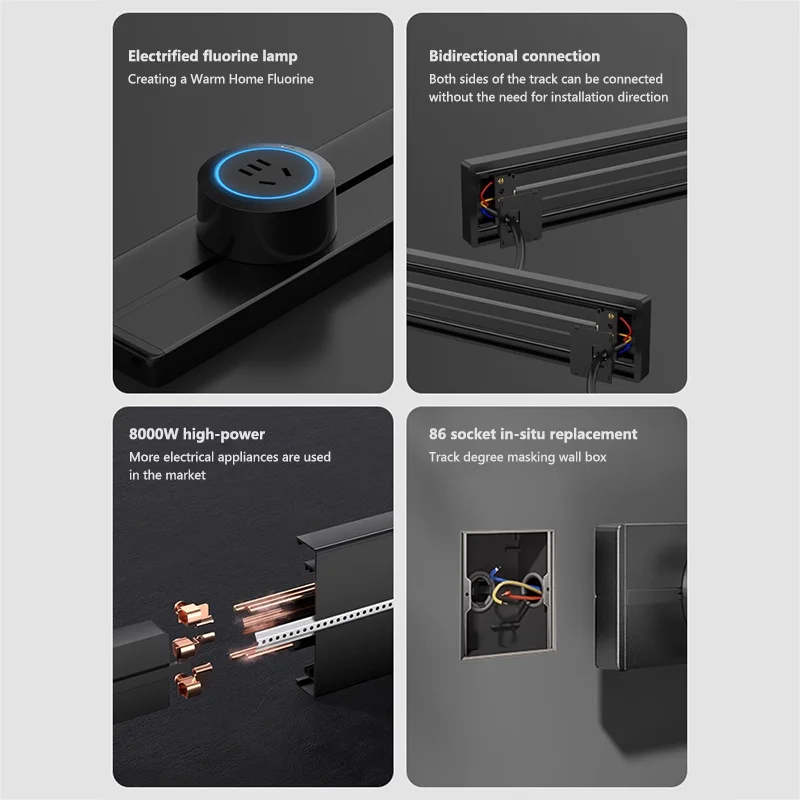 전원 트랙 소켓 홈 주방 가전 품질 플러그 어댑터, U - Kitchen Appliances Quality 리뷰 및 가격