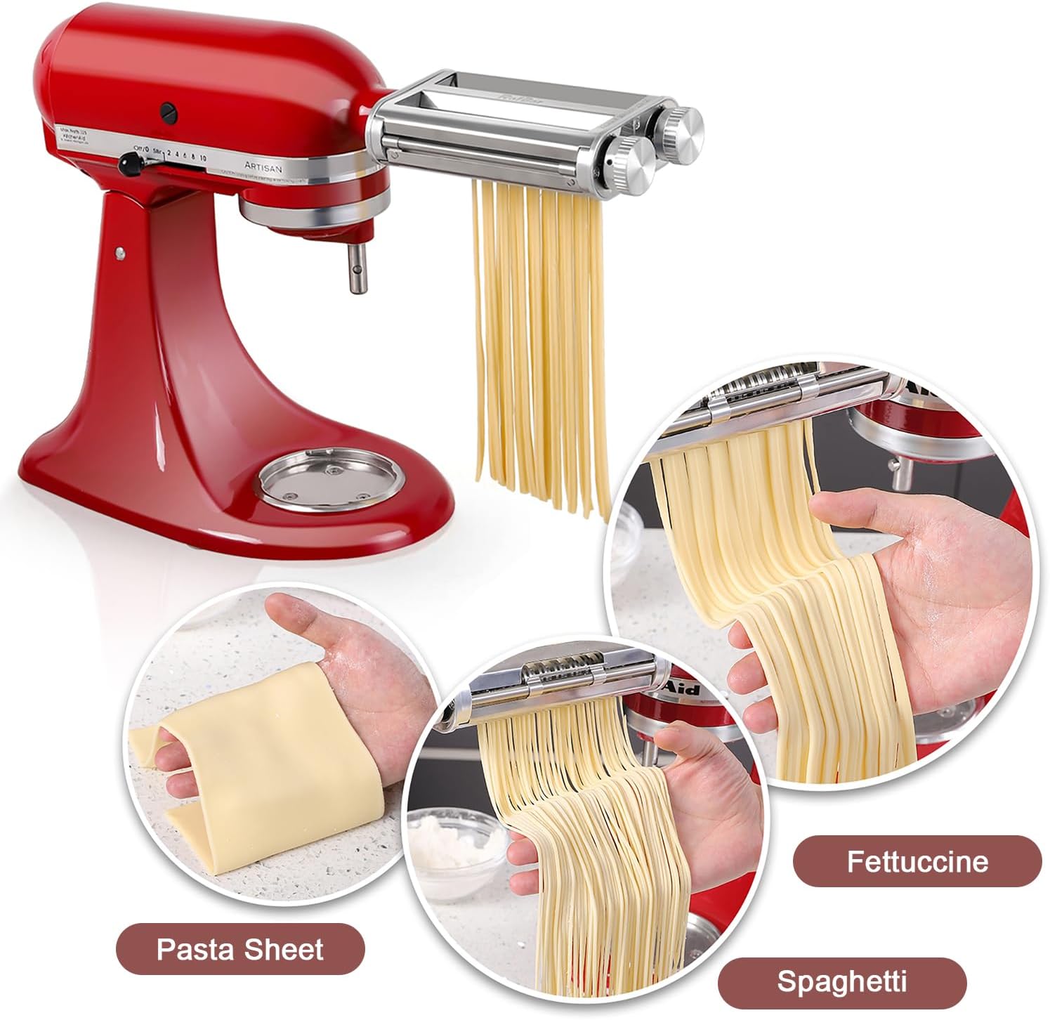 키친에이드 믹서 3-in-1 파스타 롤러 커터 부착물, - Kitchen Appliances Germany 리뷰 및 가격