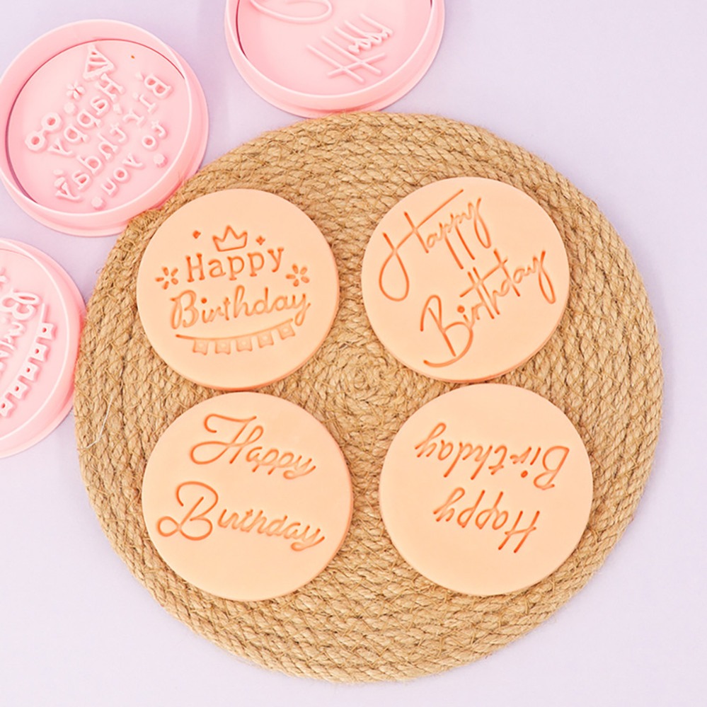 생일 축하 쿠키 커터 비스킷 몰드 스탬프 주방 베이킹  - Kitchen Appliances For Baking 리뷰 및 가격