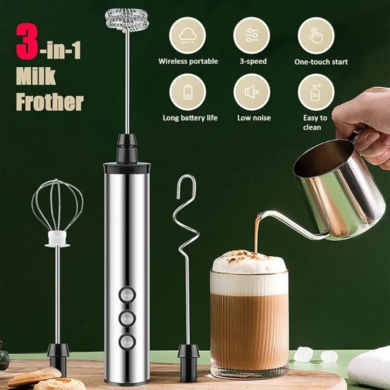 마그파이 3 in 1 핸드헬드 전동 우유 거품기 음료  - Kitchen Appliances Germany 리뷰 및 가격