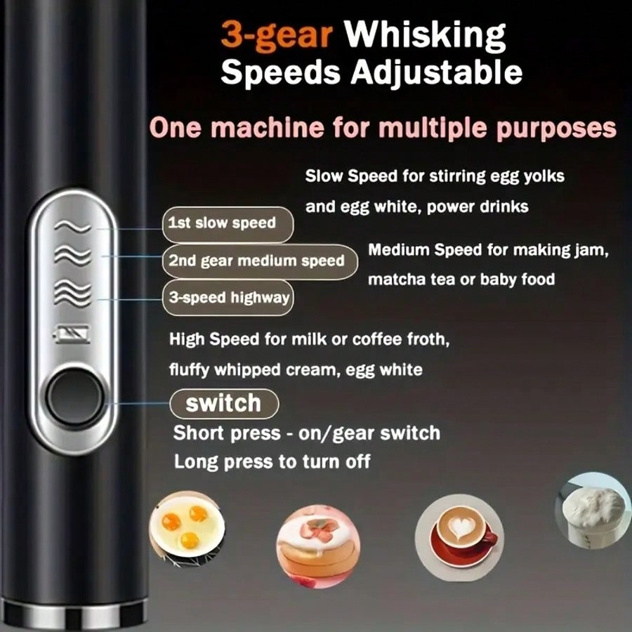 1팩 휴대용 전기 믹서, 계란 거품기, 우유 거품기,  - Kitchen Appliances Germany 리뷰 및 가격