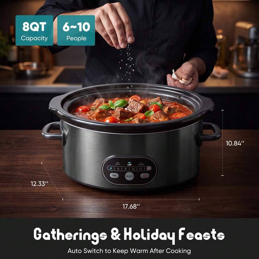 스위트크리스피 쿠커, 세라믹 논스틱 코팅, 프로그래밍  - Slow Cooker Ceramic 리뷰 및 가격