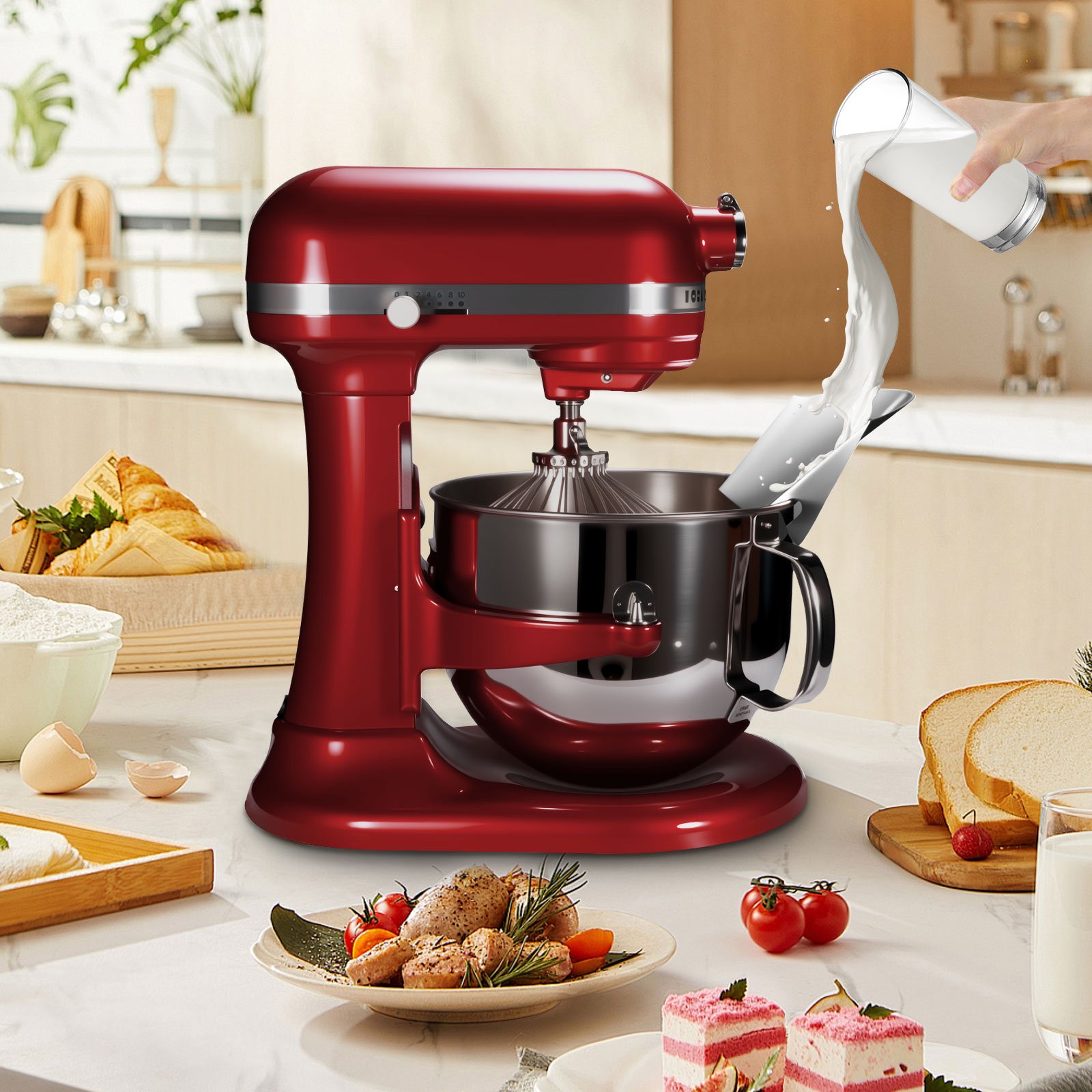 스탠드 믹서용 스테인리스 스틸 티핑 가드 1개 - 스테 - Stand Mixer Bowl 리뷰 및 가격