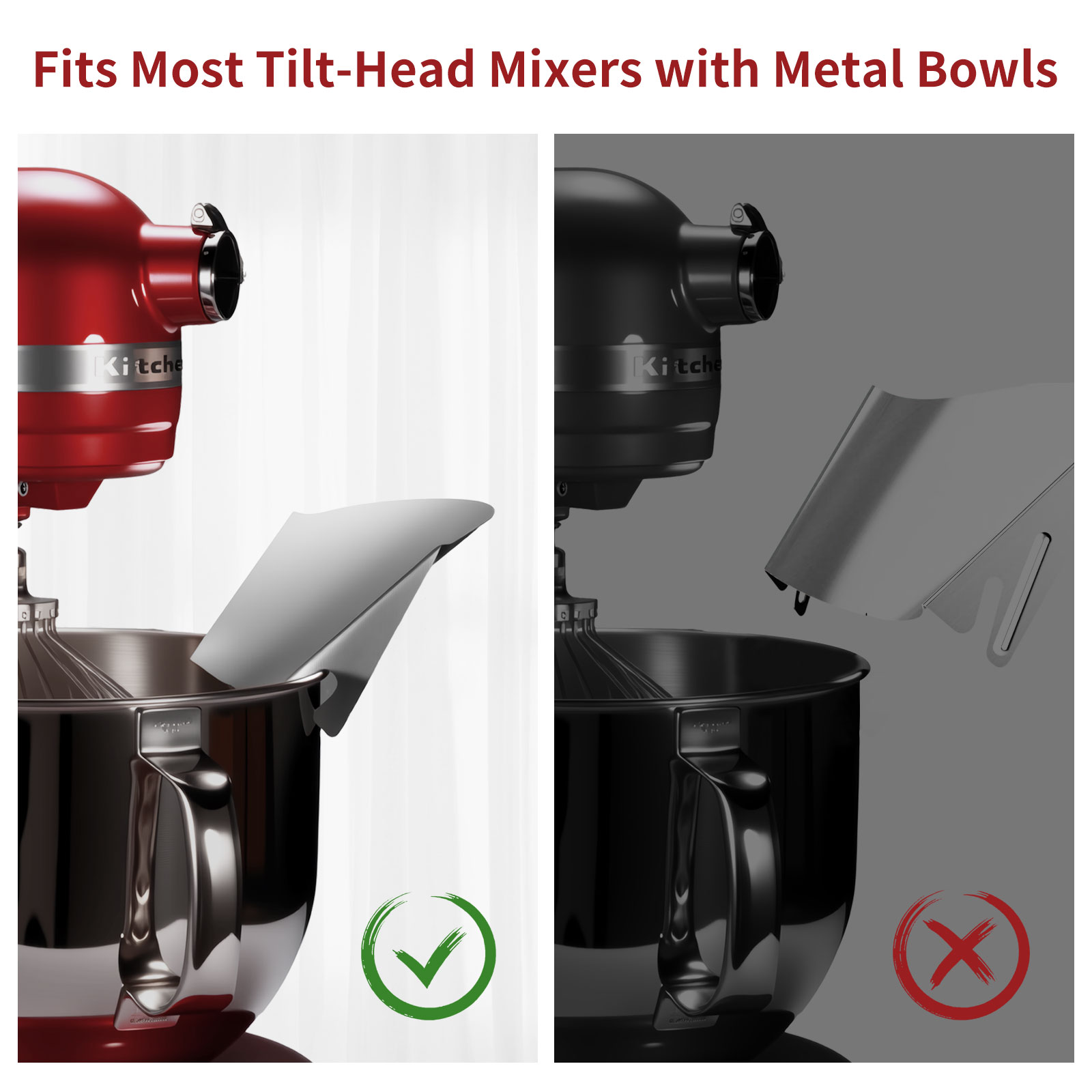 스탠드 믹서용 스테인리스 스틸 티핑 가드 1개 - 스테 - Stand Mixer Bowl 리뷰 및 가격