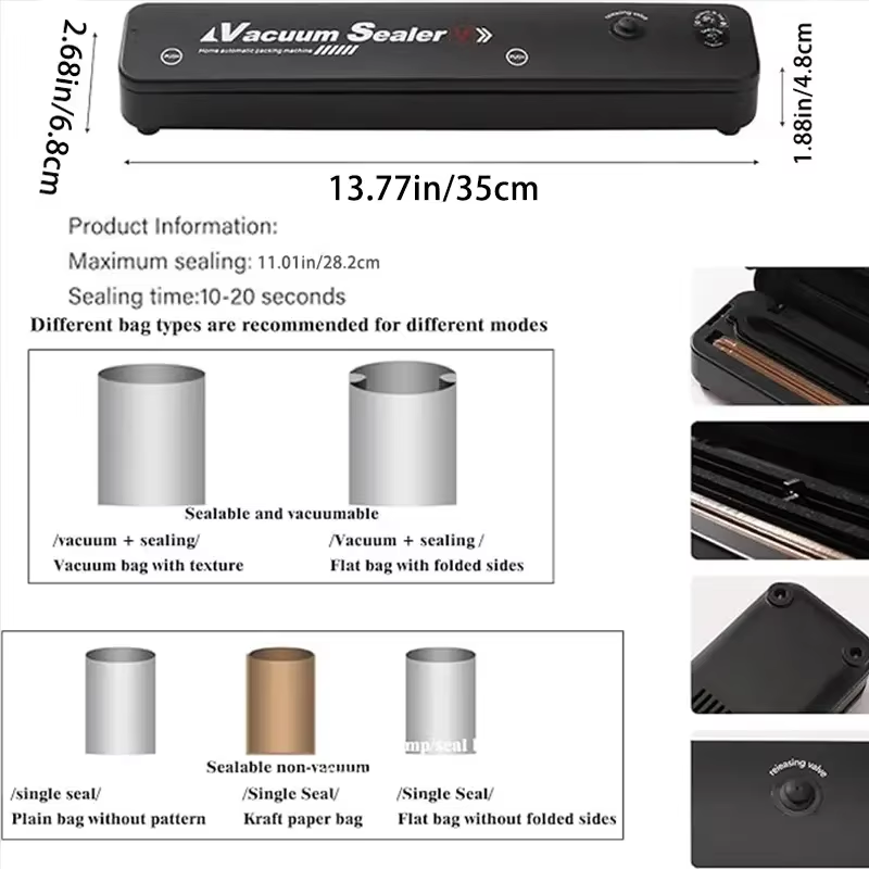 2026년형 고품질 진공 포장기 2 in 1 모드 식품 - Kitchen Appliances Quality 리뷰 및 가격