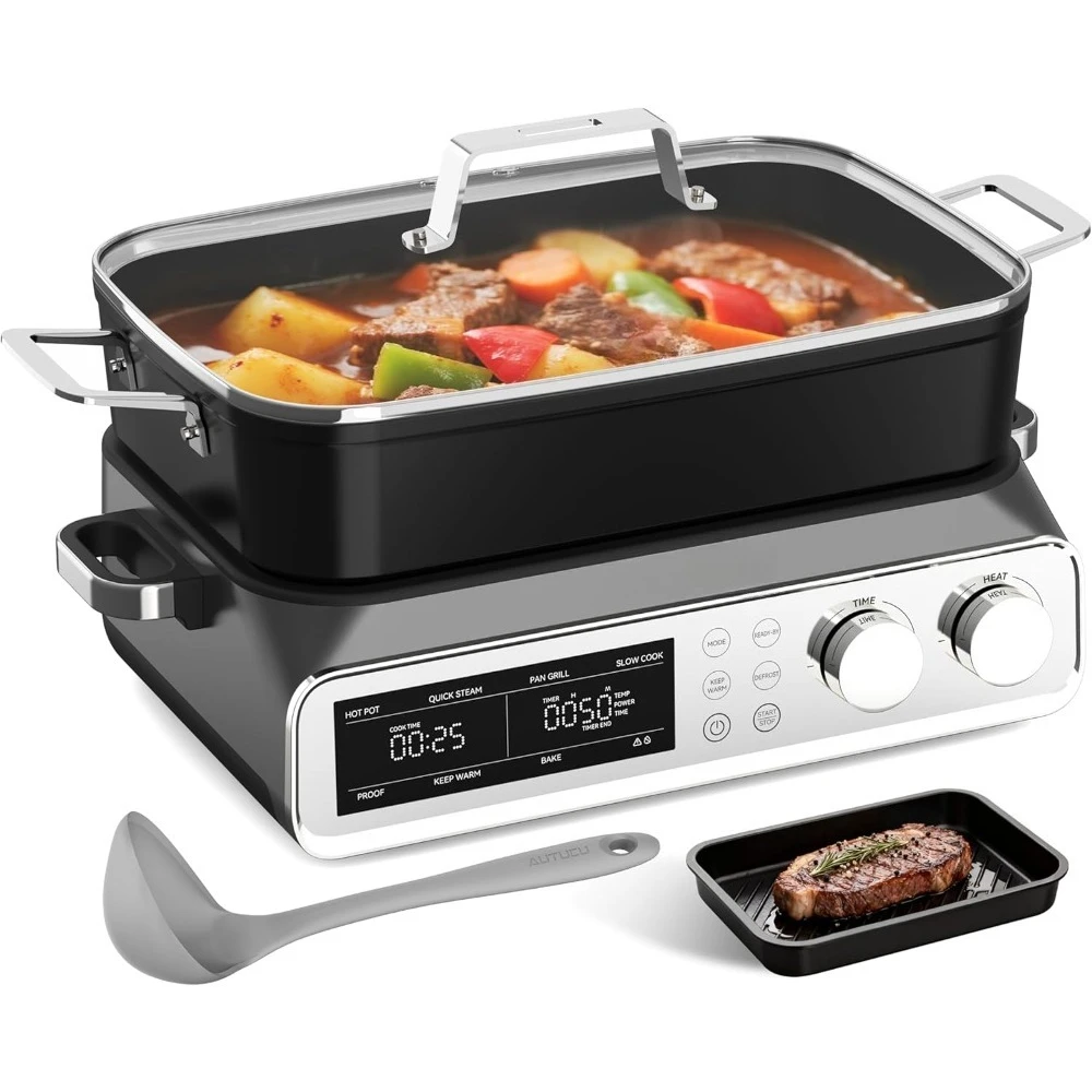 미국 배송 프로그래밍 가능 슬로우 쿠커 멀티쿠커 10쿼 - Slow Cooker Ceramic 리뷰 및 가격