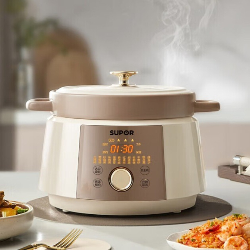 4L 세라믹 가정용 전기 슬로우 쿠커 다기능 수프 냄비 - Slow Cooker Ceramic 리뷰 및 가격