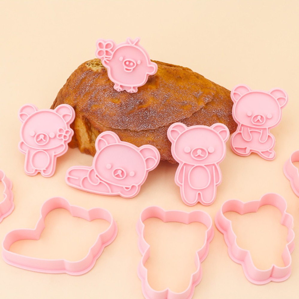 쿠키 커터 만화 곰 비스킷 몰드 스탬프 주방 베이킹 페 - Kitchen Appliances For Baking 리뷰 및 가격
